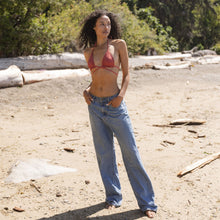 Load image into Gallery viewer, The Janet Top in Coral Bikini Collection